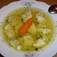 Kluski z kaszy manny do rosołu wspaniałe Różyczki