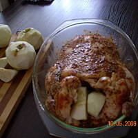 Kaczka z jabłkami z nutą pomarańczy