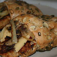 Hamburger z pieczarkami kasiuli - inaczej