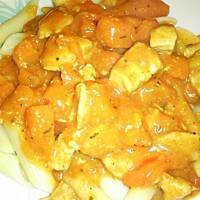 Potrawka z kurczaka na czerwono