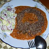 Sos do kaszy i klusek wg Różyczki