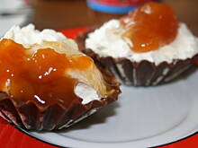 Fot. kasiul_a, Czekoladowo - lodowe babeczki z dżemem kasiuli
