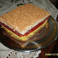 Ciasto jabłkowo- galaretkowo- budyniowe