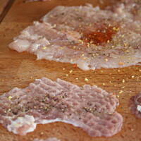 Zawijańce - drobiowo wieprzowe z serem kasiuli