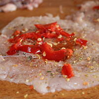 Zawijańce - drobiowo wieprzowe z serem kasiuli