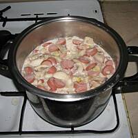 Pieczarki w śmietanie wg Haliny