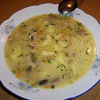 Zupa pieczarkowa 2 wg babci Różyczki