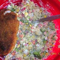 Sałatka ziemniaczano - brokułowa