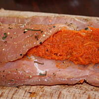 Rolada z indyka z marchewką słodko ostra kasiuli