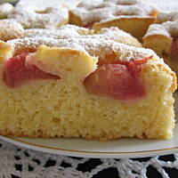 Coś do kawy z rabarbarem