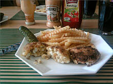 Fot. Rotell, Kotleciki jajeczne z pieczarkami