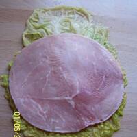 Ruloniki z szynki i kapusty pekinska