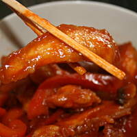 Potrawka drobiowa w sosie słodko -kwaśnym kasiuli