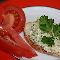 Pasta serowo majonezowa z pietruszka kasiuli