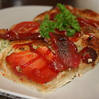 A la pizza na cieście twarogowym kasiuli -  pycha