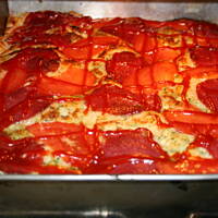 A la pizza na cieście twarogowym kasiuli -  pycha