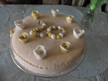 Fot. PATI :), Róże z masy cukrowej