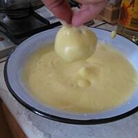 kalafior w jajku- pod pierzynką