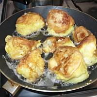 kalafior w jajku- pod pierzynką