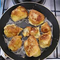 kalafior w jajku- pod pierzynką