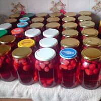 domowy kompot z truskawek