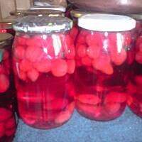 domowy kompot z truskawek