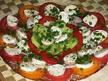 Fot. niebieska-różyczka, Sałatka pomidorowa z ziołami wg Różyczki