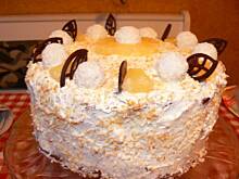 Fot. dana39, Tort czekoladowy z ananasem