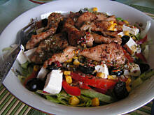 Fot. monisia_ze_szczecina, Sałatka z kurczakiem