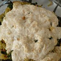 Zapiekanka szpinakowa pierwsza