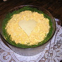 Złote śledzie pod pierzynką