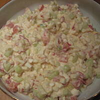 Sałatka z serkiem ziarnistym wiejskim  Marty