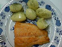 Fot. niebieska-różyczka, Ryba łosoś na szybko wg Różyczki