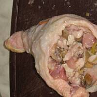 Pieczone udka z niespodzianką