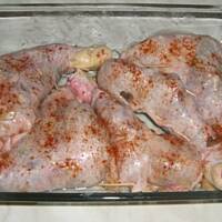 Pieczone udka z niespodzianką