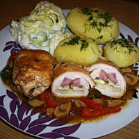 Roladki drobiowe w pysznym sosie wg Mamy Różyczki