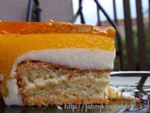 Fot. W-zetka, Efektowny przekładaniec z brzoskiwniami wg W-zetki