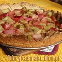 Ciasto kruche z rabarbarem wg W-zetki