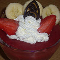 Mus bananowo-truskawkowy dla dzieci wg Różyczki