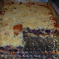 Ciasto z jabłkiem lub czereśniami lub rabarbarem