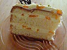 Fot. @NUSZK@, Torcik biszkopt z kremem śmietanowo-serkowym