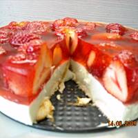 Owocowy sernik na zimno