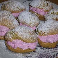 Ptysie z ciasta karpatkowego wg Różyczki