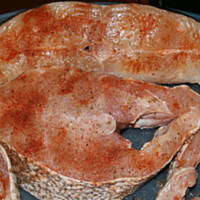 Ryba z Grilla w sosie Maslano Czosnkowym