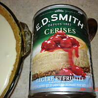 Sernik na zimno z wisniami