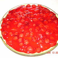 Sernik na zimno z wisniami