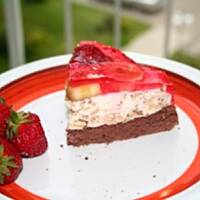 Torcik na zimno z chrupiącą masą