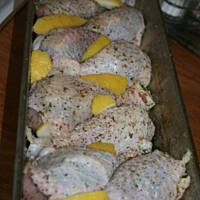 Cytrynowe pałki kurczaka kasiuli