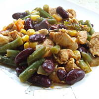 Kurczak duszony z warzywami