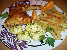 Fot. niebieska-różyczka, Udka w super panierce wg Mamy Różyczki